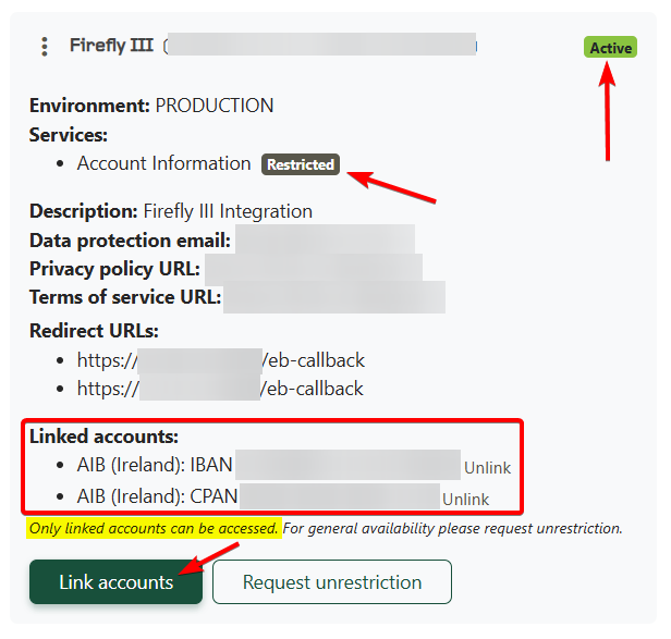 Link Accounts